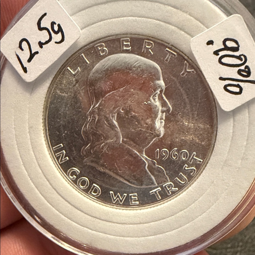 1960 90% Silver Franklin Half